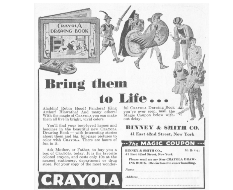 Foto: Binney & Smith via magazine-advertisements.com